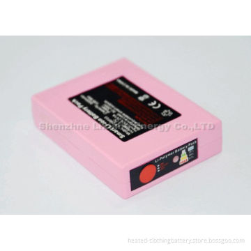 3.7v 3000mah Lithium-ion Heated Socks Battery For Electric Heated Socks , Led Display